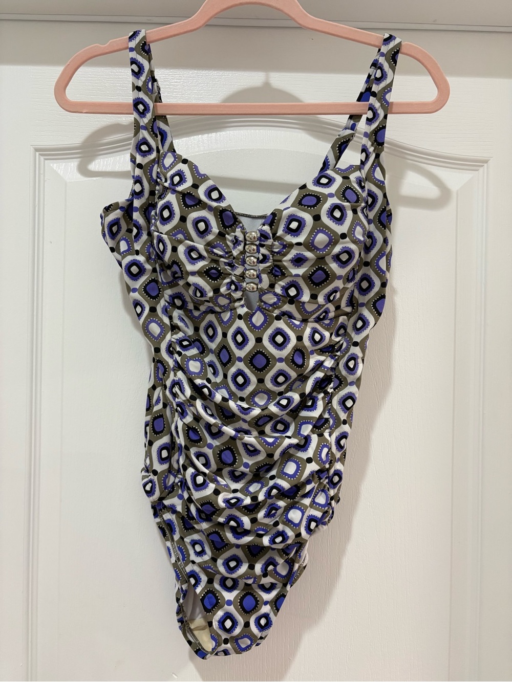 Women’s Geometric One-Piece Swimsuit